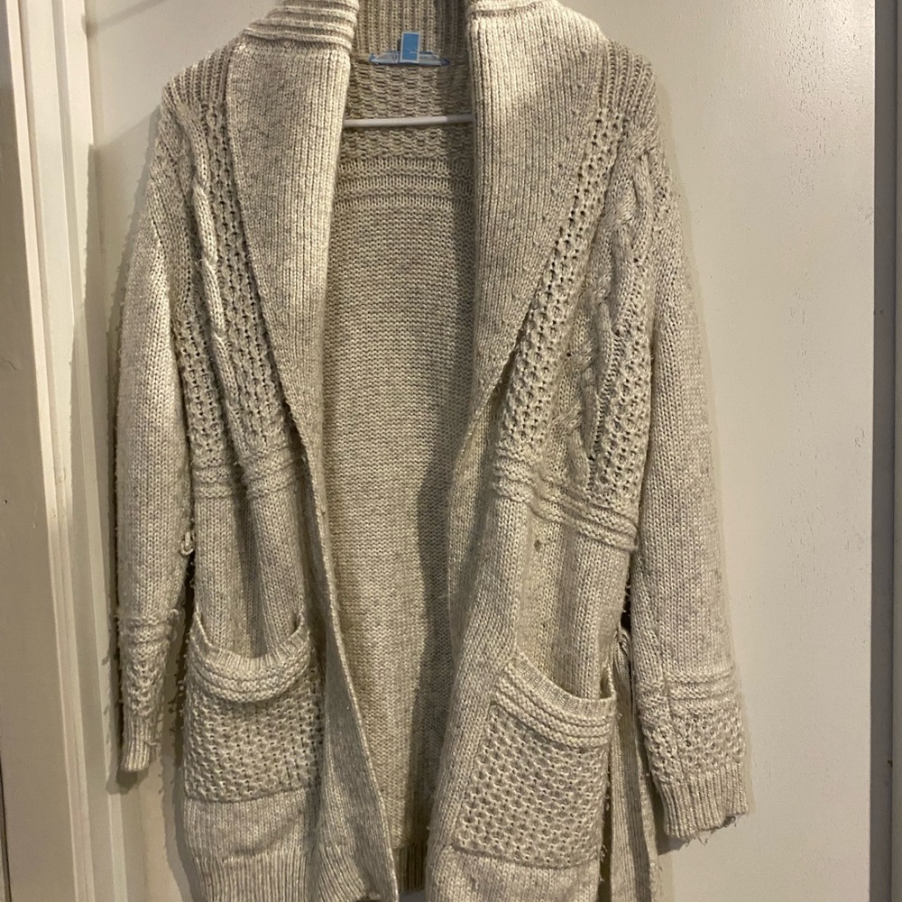 Draper James Belted Cardigan wool cardigan xs